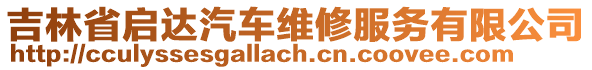 吉林省啟達(dá)汽車維修服務(wù)有限公司