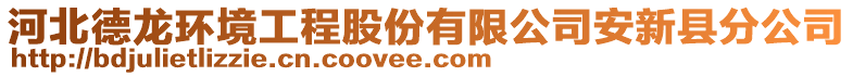 河北德龍環(huán)境工程股份有限公司安新縣分公司