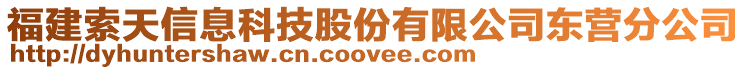 福建索天信息科技股份有限公司東營分公司