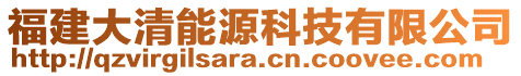 福建大清能源科技有限公司