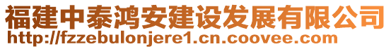 福建中泰鴻安建設(shè)發(fā)展有限公司