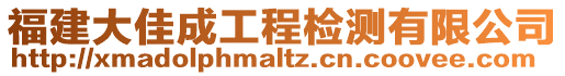 福建大佳成工程检测有限公司