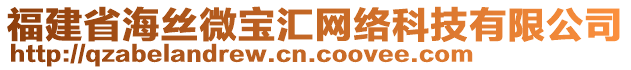 福建省海絲微寶匯網(wǎng)絡(luò)科技有限公司