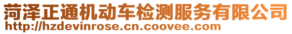 菏澤正通機(jī)動(dòng)車檢測服務(wù)有限公司