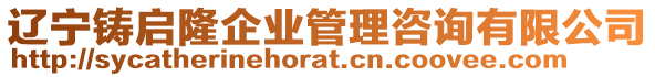 遼寧鑄啟隆企業管理咨詢有限公司