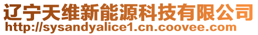 遼寧天維新能源科技有限公司