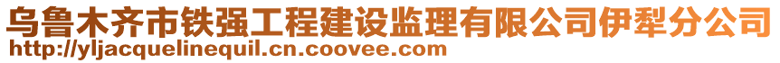 烏魯木齊市鐵強工程建設(shè)監(jiān)理有限公司伊犁分公司
