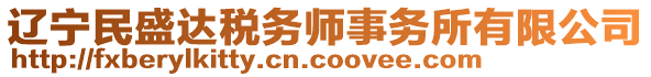 遼寧民盛達(dá)稅務(wù)師事務(wù)所有限公司