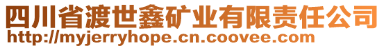 四川省渡世鑫礦業(yè)有限責任公司