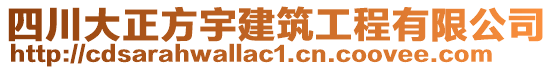 四川大正方宇建筑工程有限公司