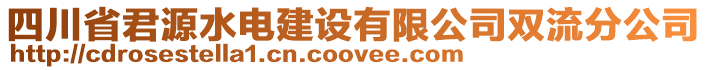 四川省君源水電建設(shè)有限公司雙流分公司