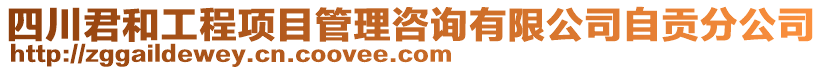 四川君和工程項目管理咨詢有限公司自貢分公司