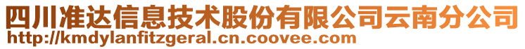 四川準達信息技術(shù)股份有限公司云南分公司