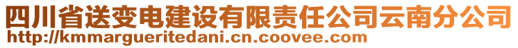 四川省送變電建設(shè)有限責(zé)任公司云南分公司