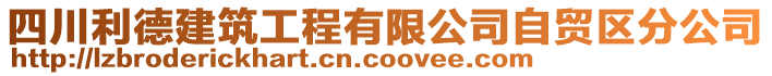 四川利德建筑工程有限公司自貿(mào)區(qū)分公司