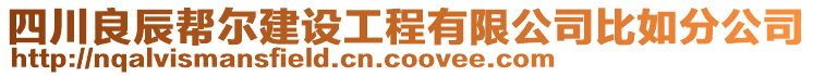 四川良辰幫爾建設(shè)工程有限公司比如分公司