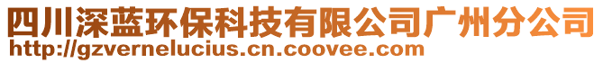 四川深藍(lán)環(huán)保科技有限公司廣州分公司