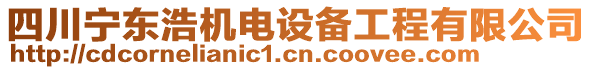 四川寧東浩機(jī)電設(shè)備工程有限公司