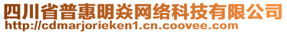 四川省普惠明焱網(wǎng)絡(luò)科技有限公司