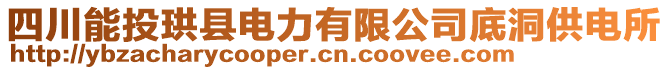 四川能投珙縣電力有限公司底洞供電所