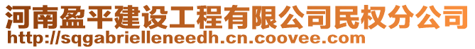 河南盈平建設(shè)工程有限公司民權(quán)分公司