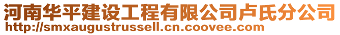 河南華平建設工程有限公司盧氏分公司