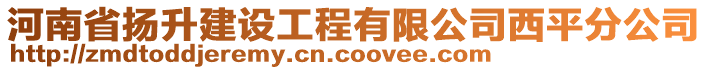 河南省扬升建设工程有限公司西平分公司