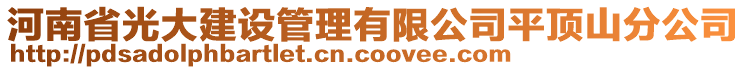 河南省光大建設管理有限公司平頂山分公司