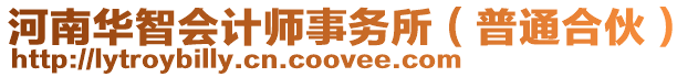 河南華智會計師事務所(普通合伙)