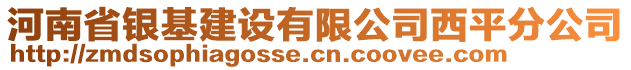 河南省银基建设有限公司西平分公司