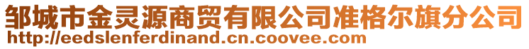 鄒城市金靈源商貿(mào)有限公司準(zhǔn)格爾旗分公司