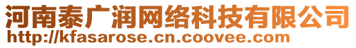 河南泰廣潤(rùn)網(wǎng)絡(luò)科技有限公司