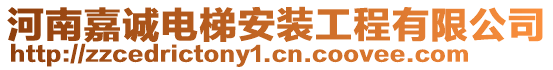 河南嘉誠(chéng)電梯安裝工程有限公司