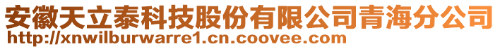 安徽天立泰科技股份有限公司青海分公司