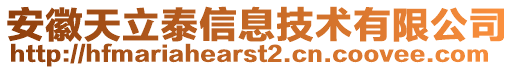 安徽天立泰信息技術有限公司