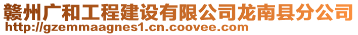 贛州廣和工程建設有限公司龍南縣分公司