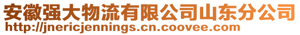 安徽強大物流有限公司山東分公司