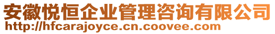 安徽悅恒企業(yè)管理咨詢有限公司