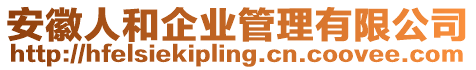 安徽人和企業(yè)管理有限公司