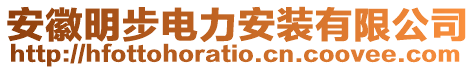 安徽明步電力安裝有限公司