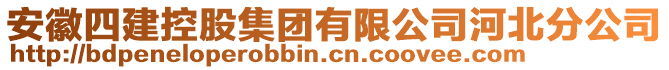 安徽四建控股集團有限公司河北分公司