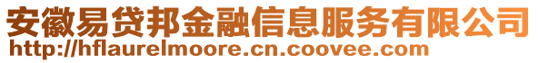 安徽易貸邦金融信息服務(wù)有限公司