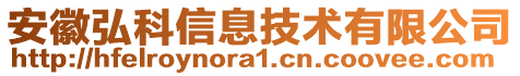 安徽弘科信息技術(shù)有限公司