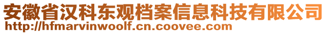 安徽省漢科東觀檔案信息科技有限公司