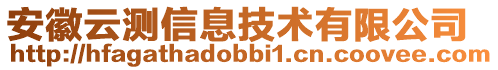 安徽云測信息技術(shù)有限公司