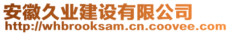 安徽久業(yè)建設(shè)有限公司