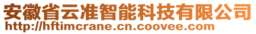 安徽省云準(zhǔn)智能科技有限公司