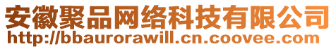 安徽聚品網(wǎng)絡(luò)科技有限公司