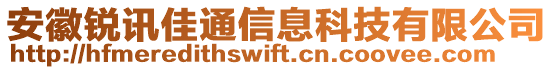 安徽銳訊佳通信息科技有限公司