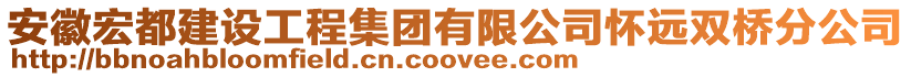 安徽宏都建設工程集團有限公司懷遠雙橋分公司